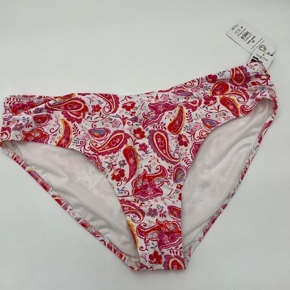 Time and Tru Women's Mid Rise V Bikini Swim Bottoms - Picture 6 of 8